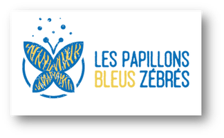 Les Papillons Bleus Zébrés